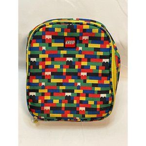 Lego Brick soft lunch bag box tote carry case 2014 9" x 8" x 4"